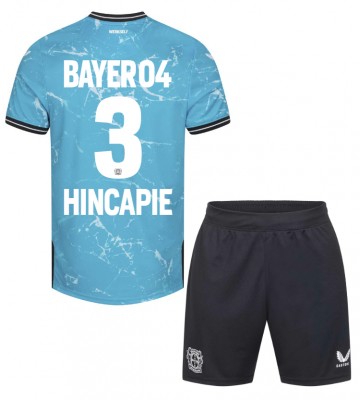 Bayer Leverkusen Piero Hincapie #3 Tredje Kläder Barn 2023-24 Kortärmad (+ Korta byxor)